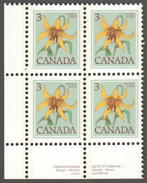 Canada Scott 708ii MNH PB LL (A9-14) - Click Image to Close